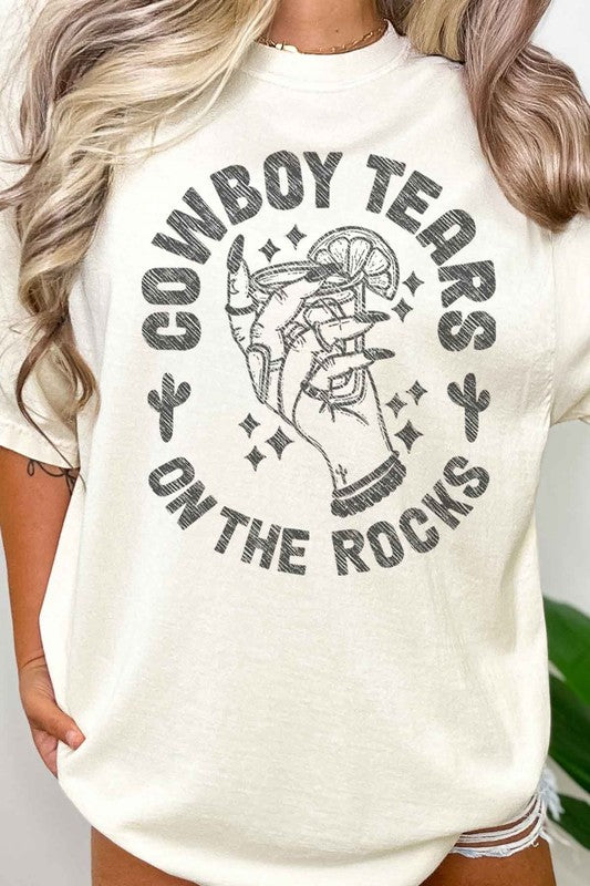 Cowboy Tears On The Rocks | Graphic Tee