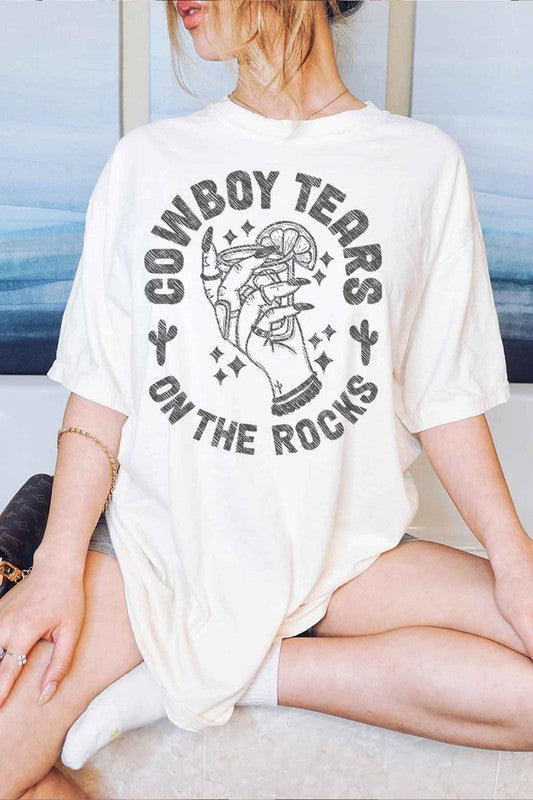 Cowboy Tears On The Rocks | Graphic Tee