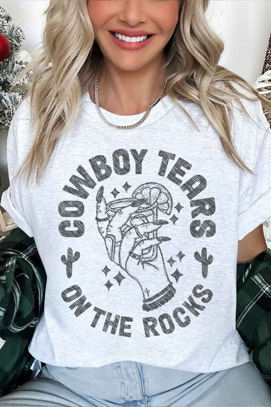 Cowboy Tears On The Rocks | Graphic Tee