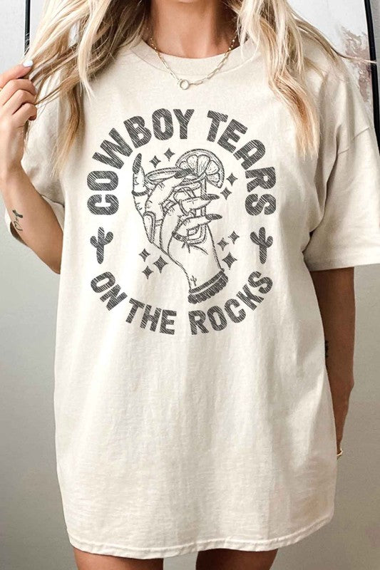 Cowboy Tears On The Rocks | Graphic Tee