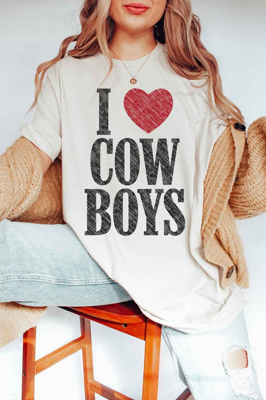 I Heart Cowboys | Graphic Tee