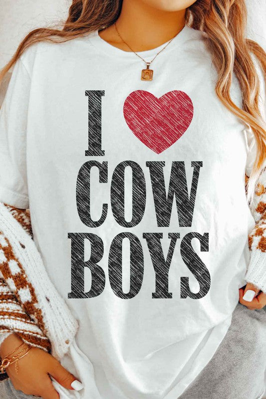 I Heart Cowboys | Graphic Tee