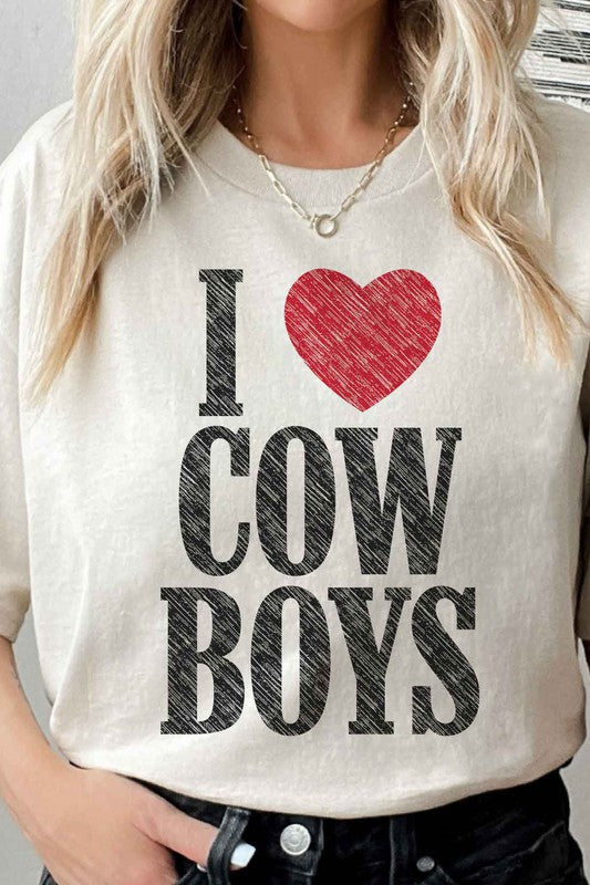 I Heart Cowboys | Graphic Tee