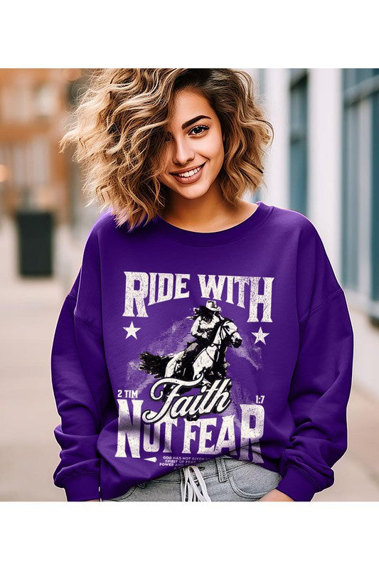 Ride With Faith | Sweatshirt