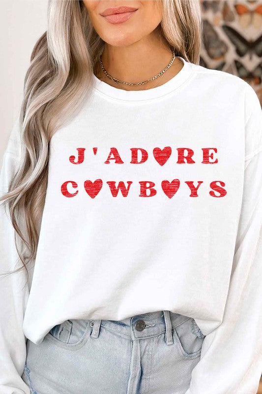 J'Adore Cowboys | Sweatshirt