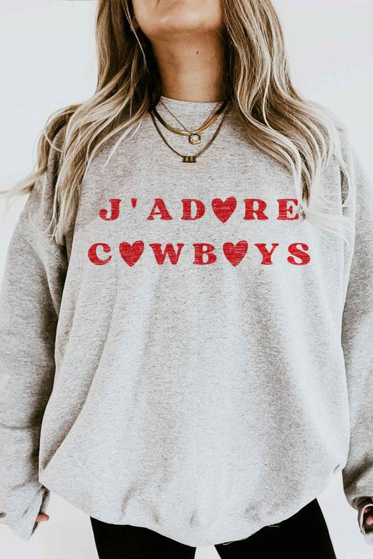 J'Adore Cowboys | Sweatshirt