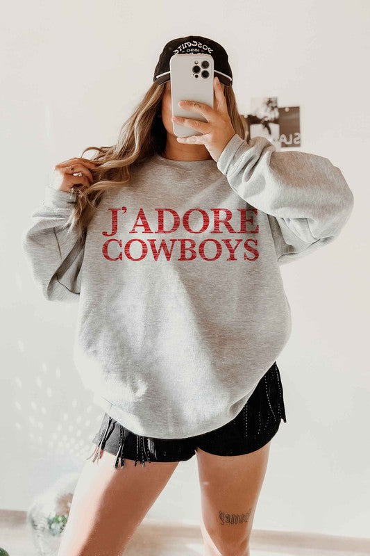 J'Adore Cowboys | Sweatshirt