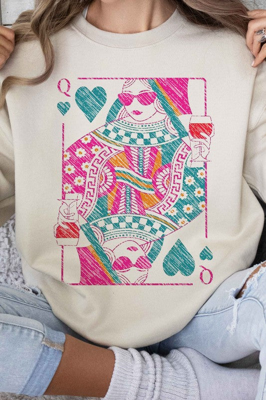 Queen Of Hearts | Sweatshirt