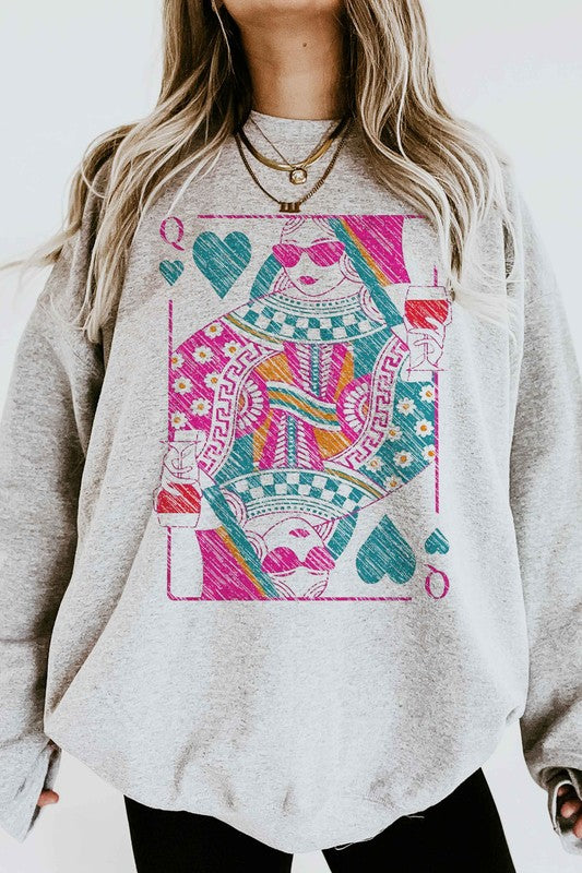 Queen Of Hearts | Sweatshirt