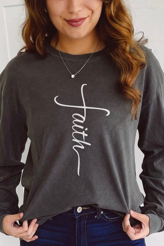 Faith | Long Sleeve Graphic Tee
