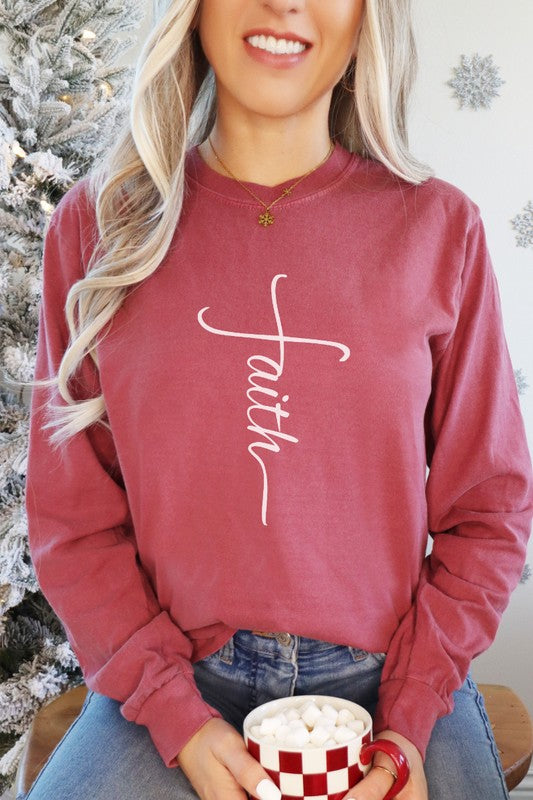 Faith | Long Sleeve Graphic Tee