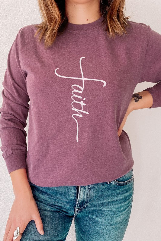 Faith | Long Sleeve Graphic Tee