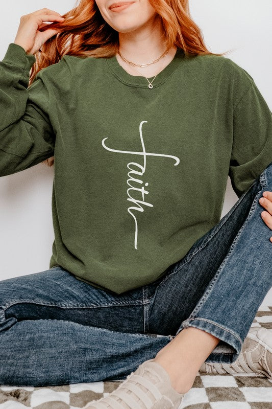 Faith | Long Sleeve Graphic Tee