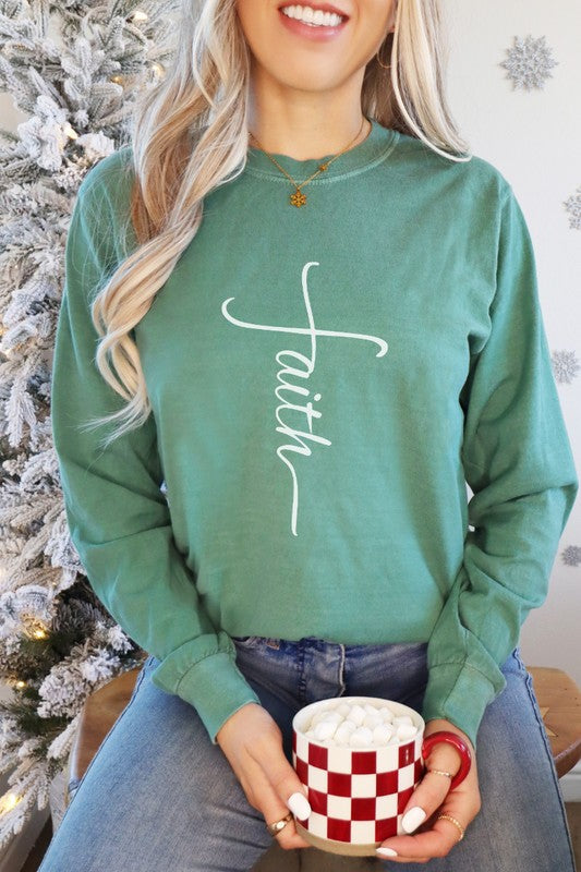 Faith | Long Sleeve Graphic Tee