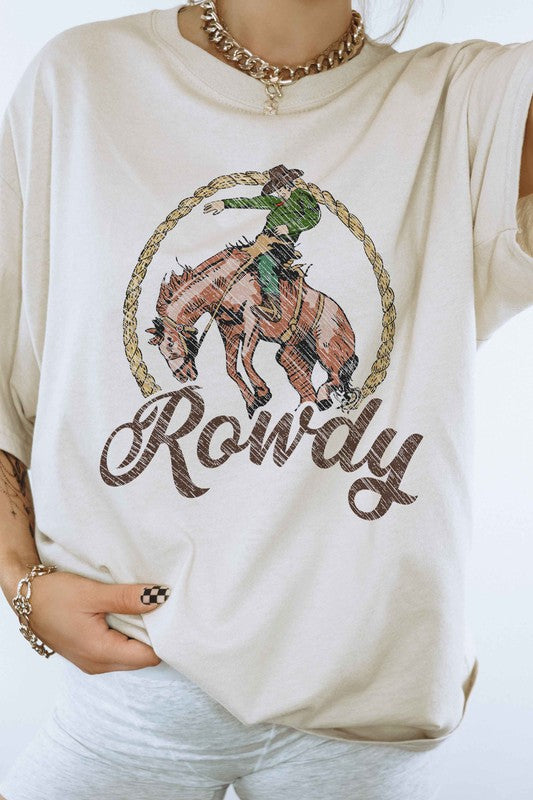 Rowdy Cowboy | Graphic Tee
