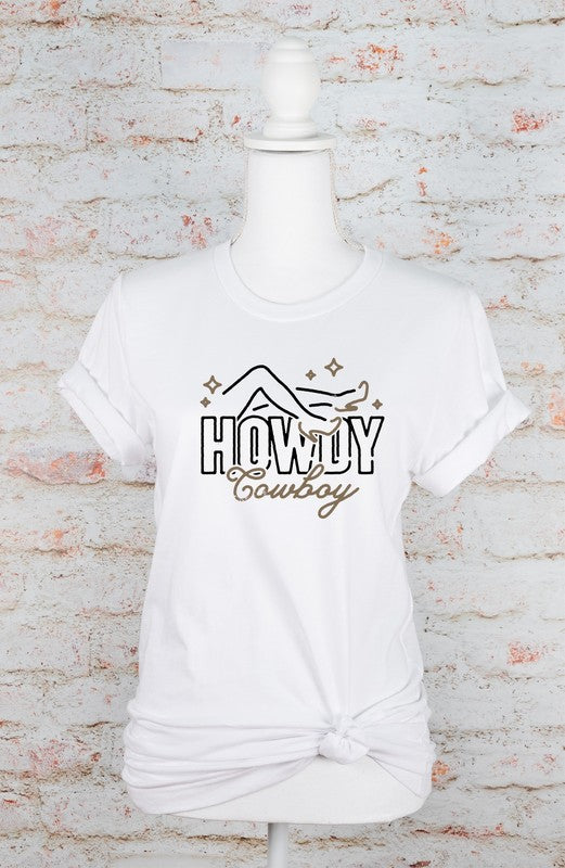 Howdy Cowboy | Graphic Tee