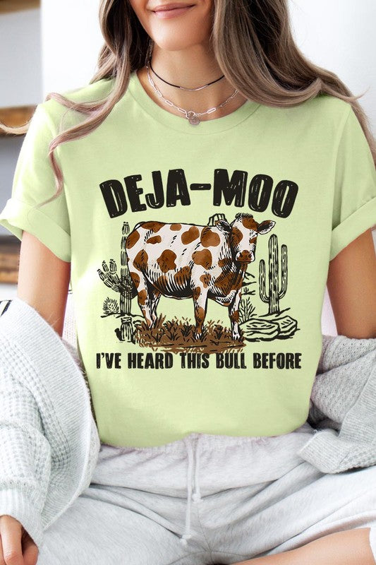 Deja Moo | Graphic T Shirt