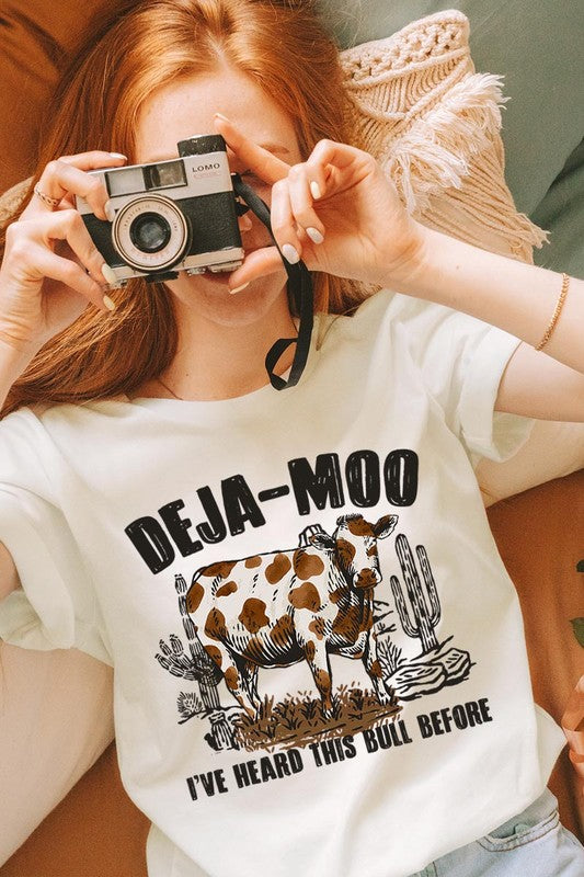 Deja Moo | Graphic T Shirt
