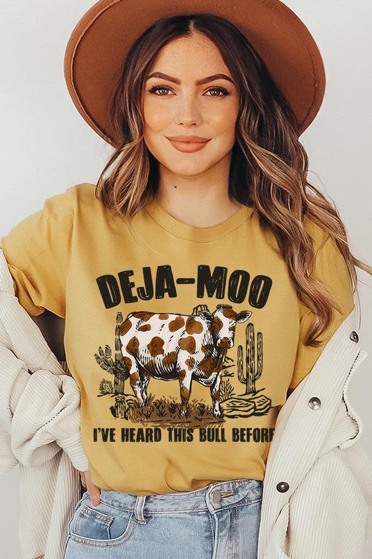 Deja Moo | Graphic T Shirt