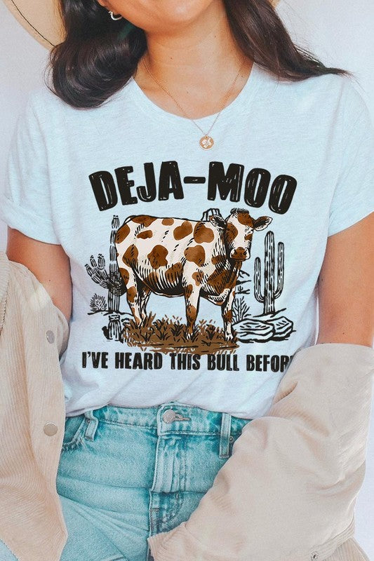Deja Moo | Graphic T Shirt