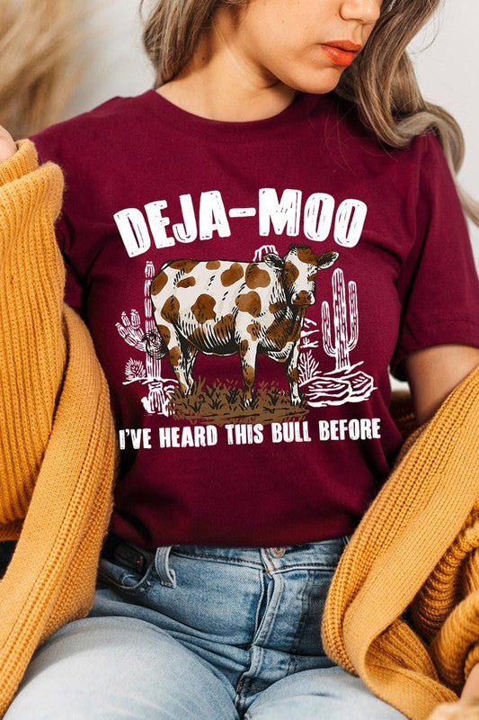 Deja Moo | Graphic T Shirt