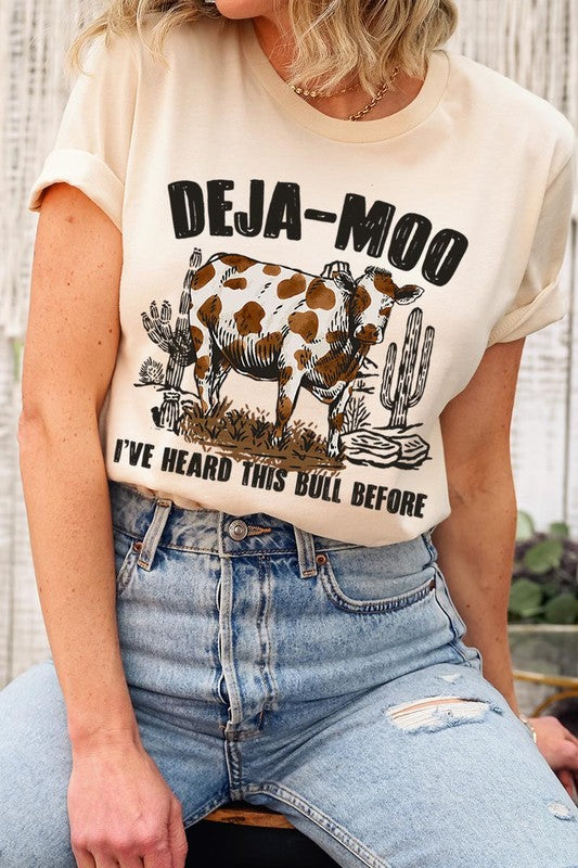 Deja Moo | Graphic T Shirt
