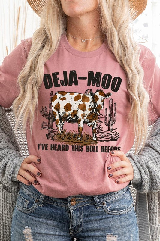 Deja Moo | Graphic T Shirt