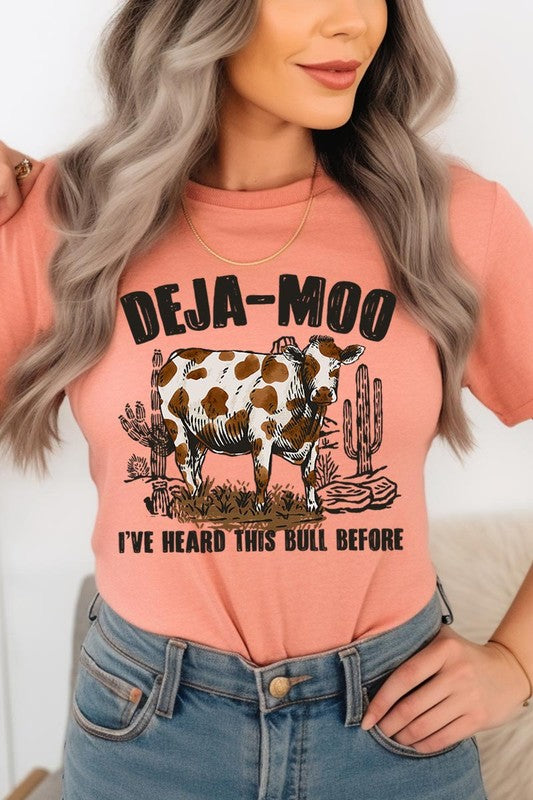 Deja Moo | Graphic T Shirt
