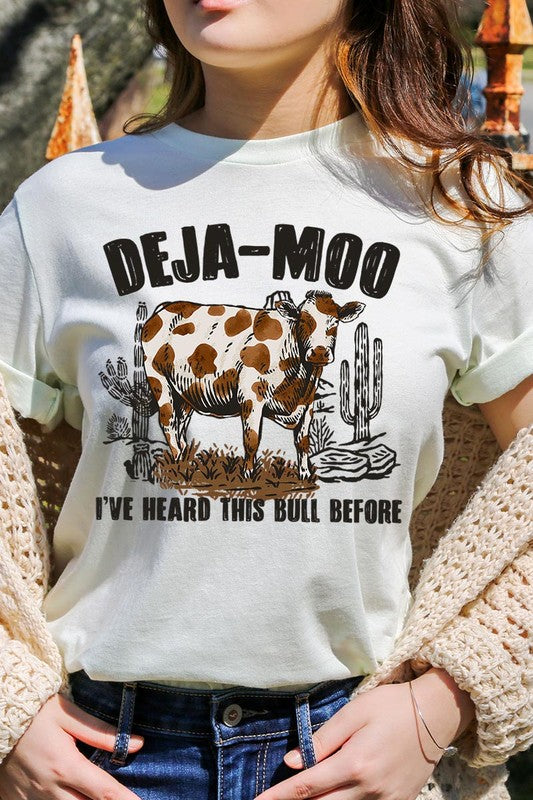 Deja Moo | Graphic T Shirt