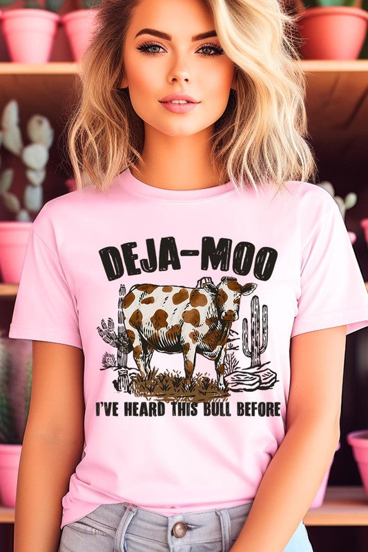 Deja Moo | Graphic T Shirt