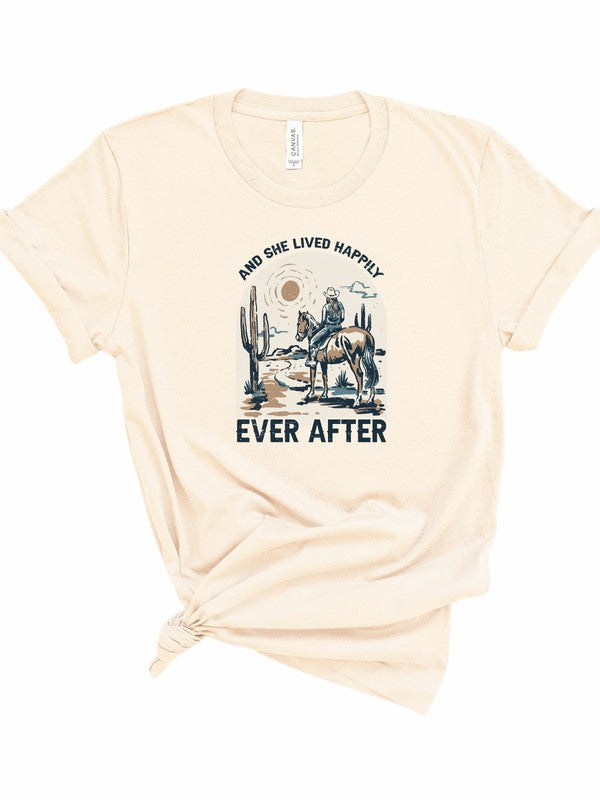 And She Lived Happily Ever After | Graphic Tee
