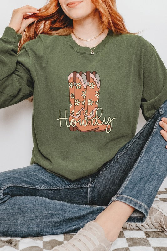 Howdy Boots | Graphic Tee