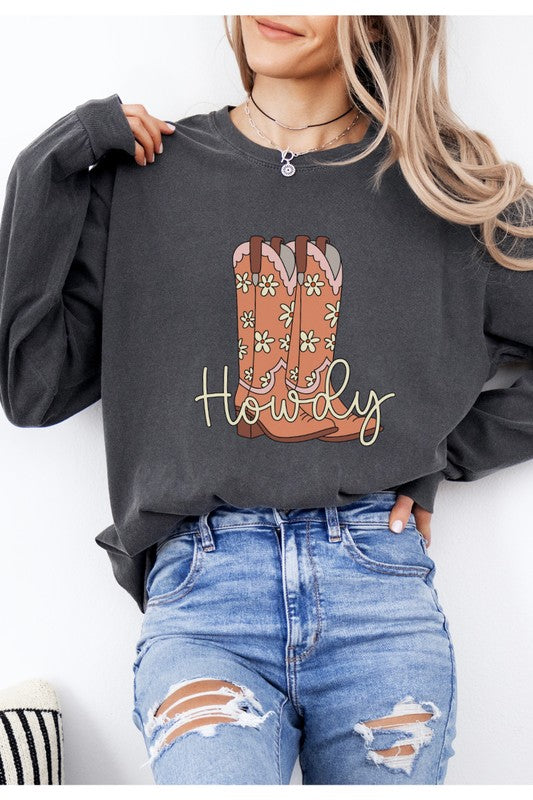 Howdy Boots | Graphic Tee