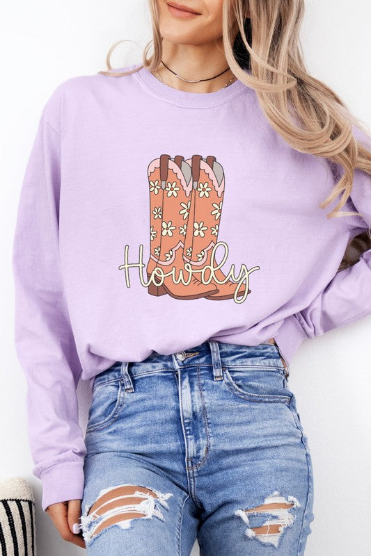 Howdy Boots | Graphic Tee