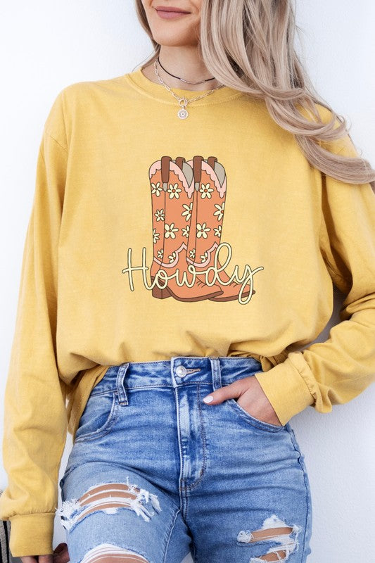 Howdy Boots | Graphic Tee