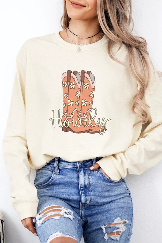 Howdy Boots | Graphic Tee