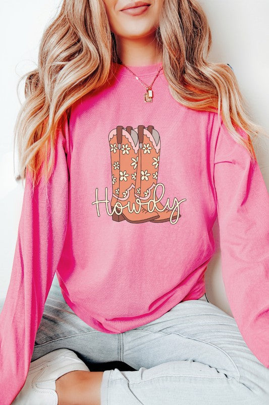 Howdy Boots | Graphic Tee