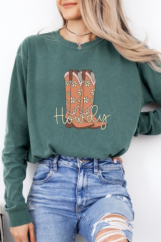 Howdy Boots | Graphic Tee