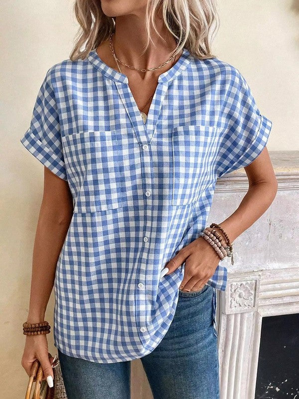 Gingham top