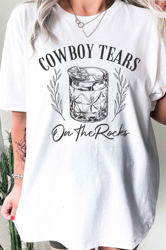 Cowboy Tears On The Rocks | Graphic Tee
