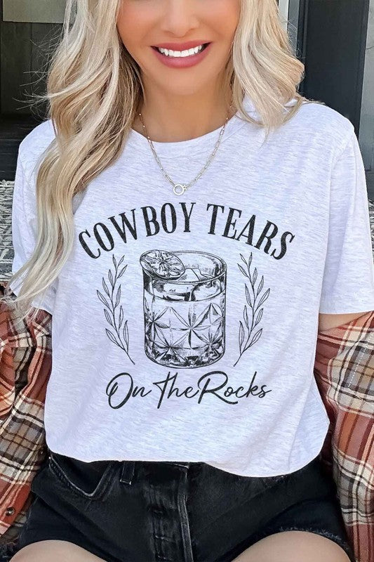 Cowboy Tears On The Rocks | Graphic Tee