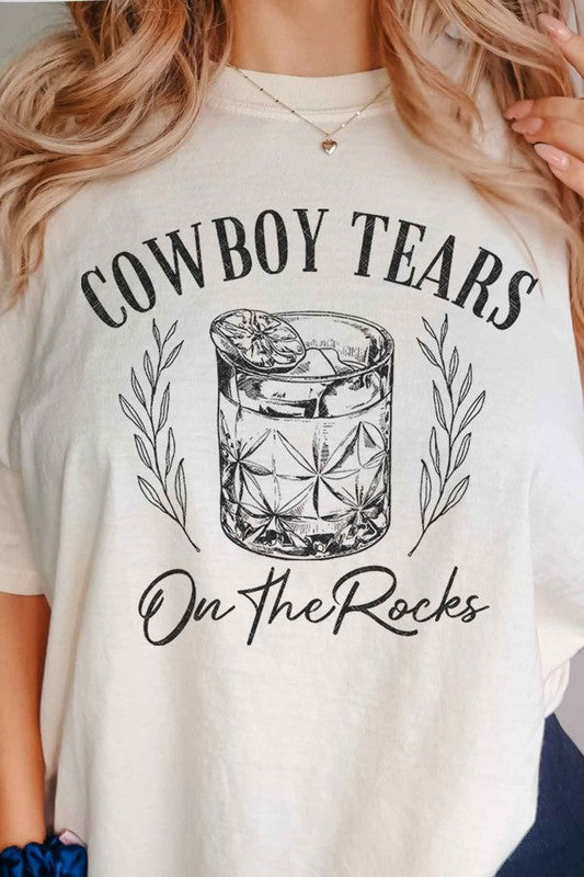 Cowboy Tears On The Rocks | Graphic Tee