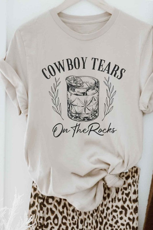 Cowboy Tears On The Rocks | Graphic Tee