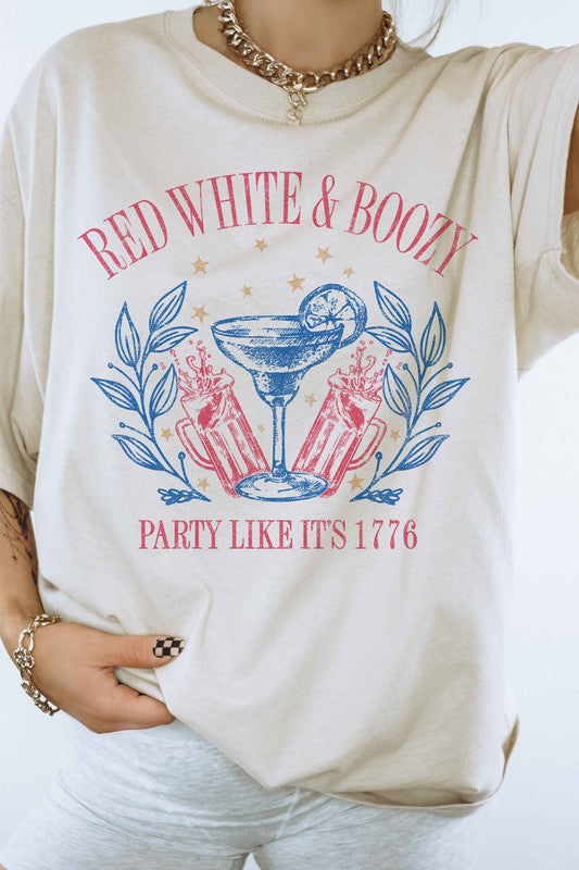 Red White And Boozy | Graphic Tee