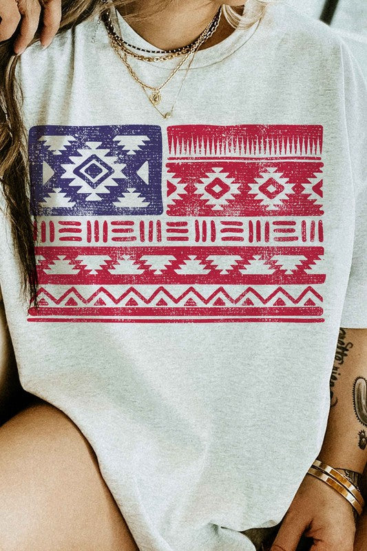 Flag Geo Print | Graphic Tee