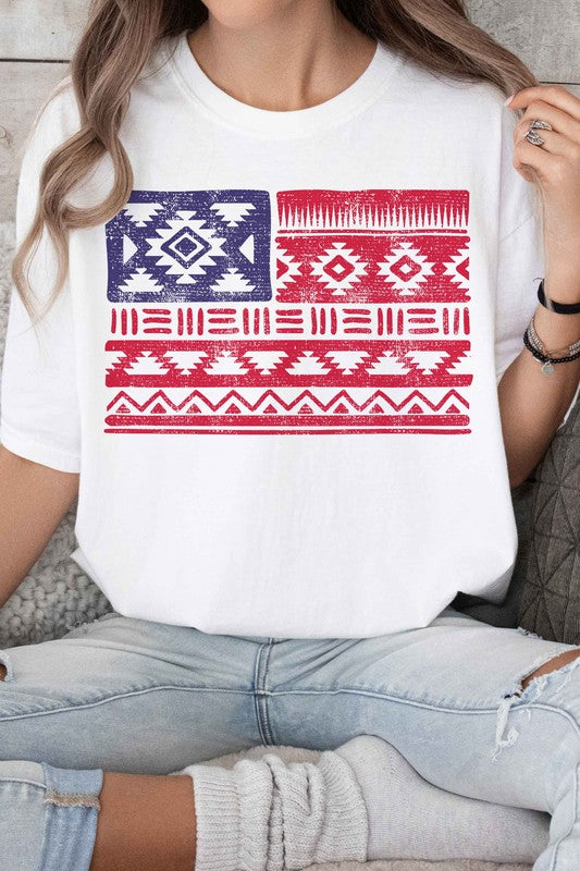 Flag Geo Print | Graphic Tee