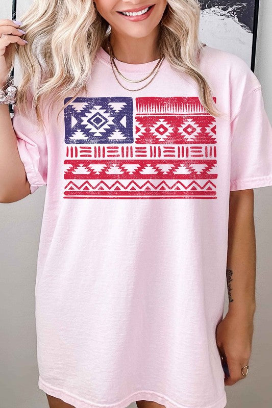 Flag Geo Print | Graphic Tee