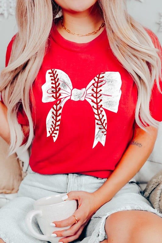 Coquette Bow Baseball | Graphic T-Shirt