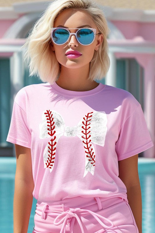 Coquette Bow Baseball | Graphic T-Shirt
