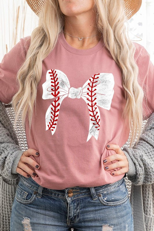 Coquette Bow Baseball | Graphic T-Shirt